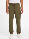 Guess Factory Antonio Cargo Jogger Pants In Black