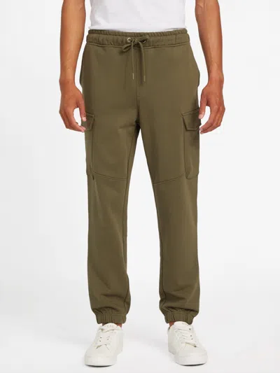 Guess Factory Antonio Cargo Jogger Pants In Black