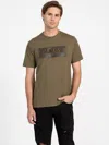 Guess Factory Eco Dale Logo Tee In Black
