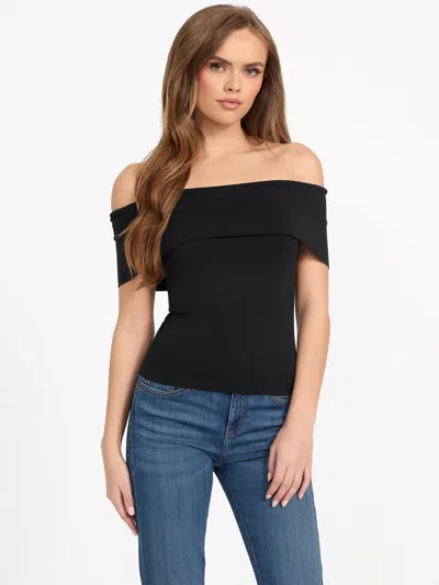 Guess Factory Ariana Tube Top In Black