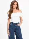 Guess Factory Ariana Tube Top In White