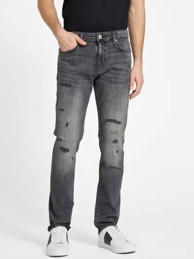Guess Factory Aries Skinny Jeans In Black