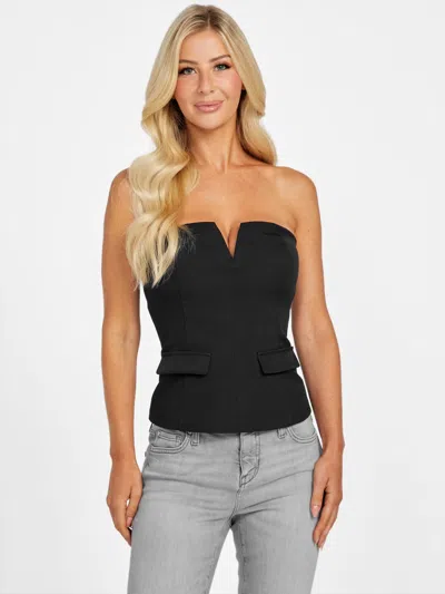 Guess Factory Arkley Tube Top In Black