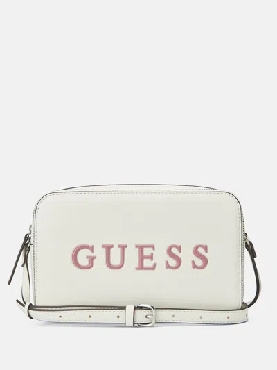 Guess Factory Artemis Mini Double Zip Crossbody In Multi