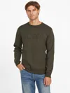 Guess Factory Astero Logo Sweater In Green