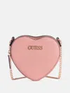 Guess Factory Aubrie Heart Crossbody In Multi
