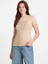 Guess Factory Ava Triangle Tee In Nude