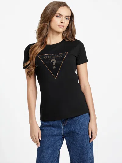 Guess Factory Ava Triangle Tee In Black