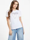 Guess Factory Ava Triangle Tee In White