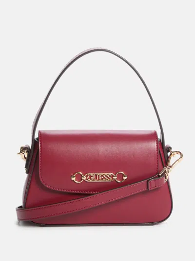 Guess Factory Avelina Mini Shoulder Bag In Black