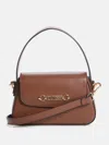 Guess Factory Avelina Mini Shoulder Bag In Brown