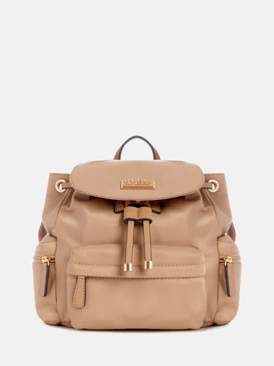 Guess Factory Aviel Canvas Backpack In Multi