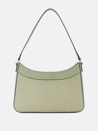 Guess Factory Avon Park Logo Shoulder Bag In Pink