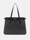 Guess Factory Avon Park Logo Tote In Gray