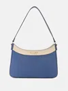 Guess Factory Avon Park Shoulder Bag In Blue