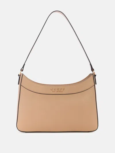 Guess Factory Avon Park Shoulder Bag In Brown