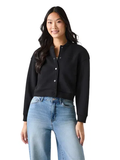 Guess Factory Ayla Bomber Jacket In Black