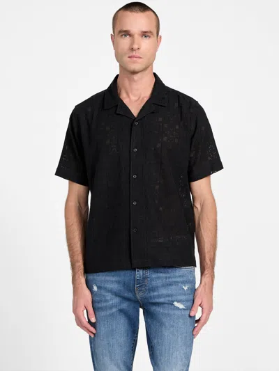 Guess Factory Bacari Short-sleeve Shirt In Black