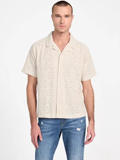Guess Factory Bacari Short-sleeve Shirt In Neutral