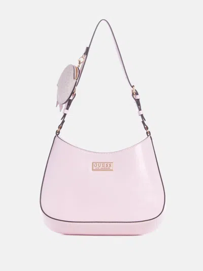 Guess Factory Balcorta Top-zip Bag In Pink