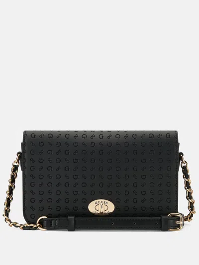 Guess Factory Ballantyne Mini Crossbody In Grey