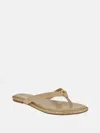 Guess Factory Barenn Embellished Thong Sandals In Brown