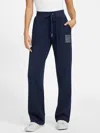 Guess Factory Becka Straight Leg Pants In Blue