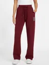 Guess Factory Becka Straight Leg Pants In Red