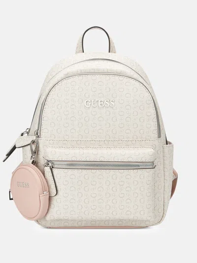 Guess Factory Benfield Logo Backpack In Pink