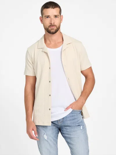 Guess Factory Benjamin Shirt In Neutral