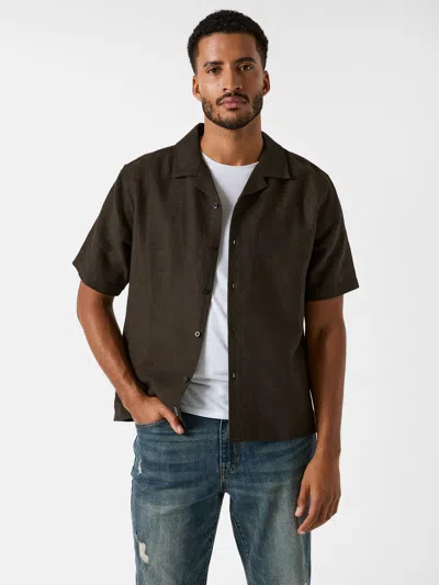 Guess Factory Benni Woven Shirt In Black