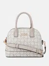 Guess Factory Berkton Logo Dome Satchel In Gold