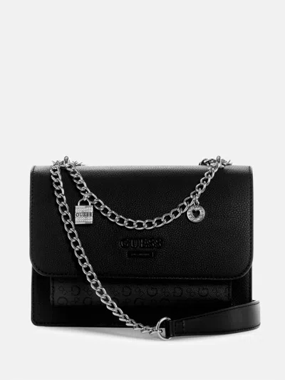 Guess Factory Beryln Convertible Crossbody In Black
