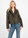 Guess Factory Bethany Woven Jacket In Black