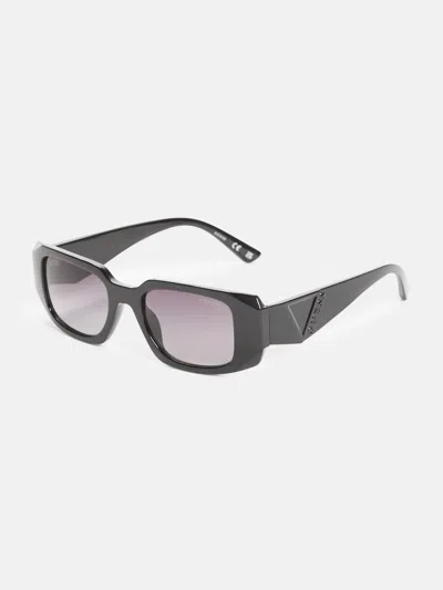 Guess Factory Beveled Geometric Sunglasses In Gray