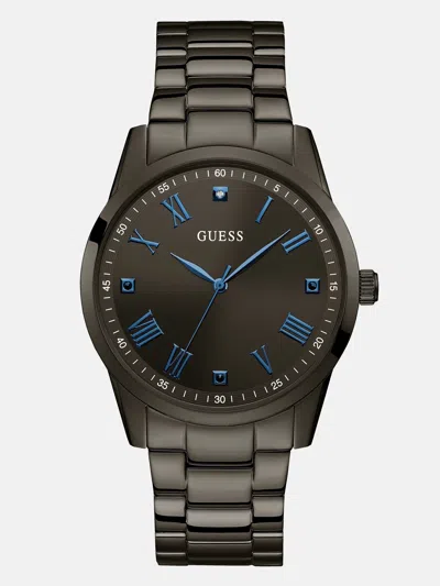Guess Factory Black And Blue Diamond Analog Watch