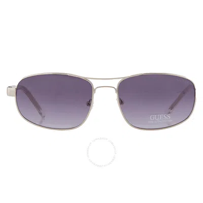 Guess Factory Blue Gradient Rectangular Men's Sunglasses Gf5103 10w 60