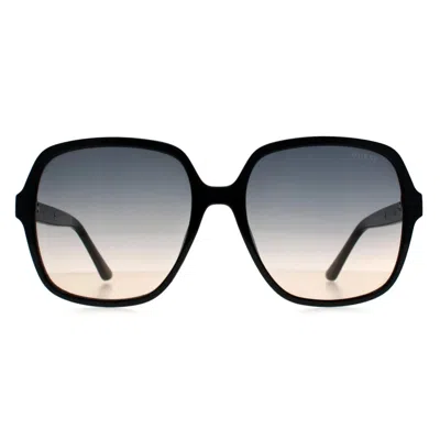 Guess Factory Blue Gradient Square Ladies Sunglasses Gf6203 01w 58 In ["blue","black"]