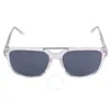 Guess Factory Blue Mirror Square Men's Sunglasses Gf5078 26x 59 In Blue