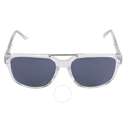 Guess Factory Blue Mirror Square Men's Sunglasses Gf5078 26x 59