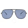 Guess Factory Blue Pilot Unisex Sunglasses Gf0208 08v 60 In Blue