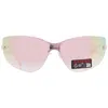Guess Factory Bordeaux Gradient Shield Ladies Sunglasses Go00007 28t 139 In Pink
