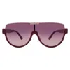 Guess Factory Bordeaux Gradient Shield Ladies Sunglasses Go00033 74t 00 In Pink