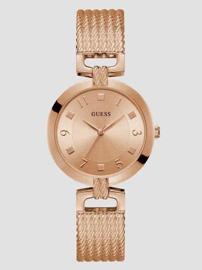 Guess Factory Brooke Rose Gold-tone Analog Watch