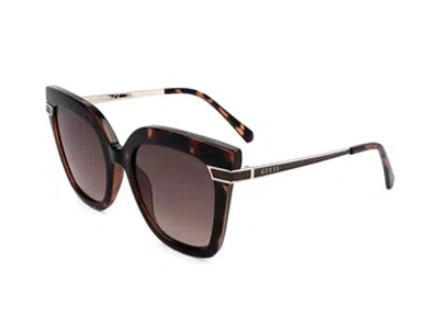Guess Factory Brown Gradient Butterfly Ladies Sunglasses Gf00015 52f 51 In ["brown"]