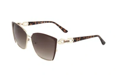 Guess Factory Brown Gradient Butterfly Ladies Sunglasses Gf00037 32f 57