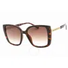 Guess Factory Brown Gradient Butterfly Ladies Sunglasses Gf0427 52f 57