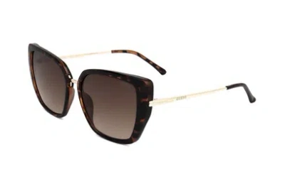 Guess Factory Brown Gradient Cat Eye Ladies Sunglasses Gf6199 52f 56