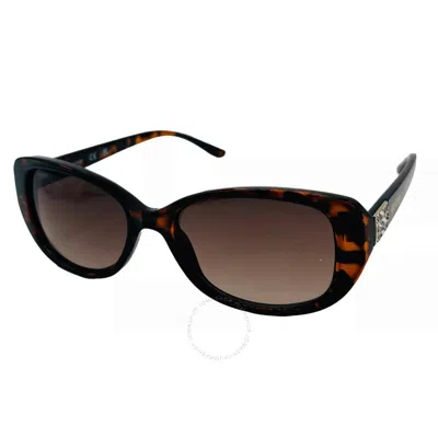 Guess Factory Brown Gradient Cat Eye Ladies Sunglasses Go00008 52f 53 In Black