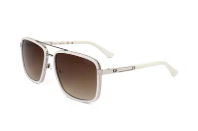 Guess Factory Brown Gradient Navigator Men's Sunglasses Gf5046 21f 61